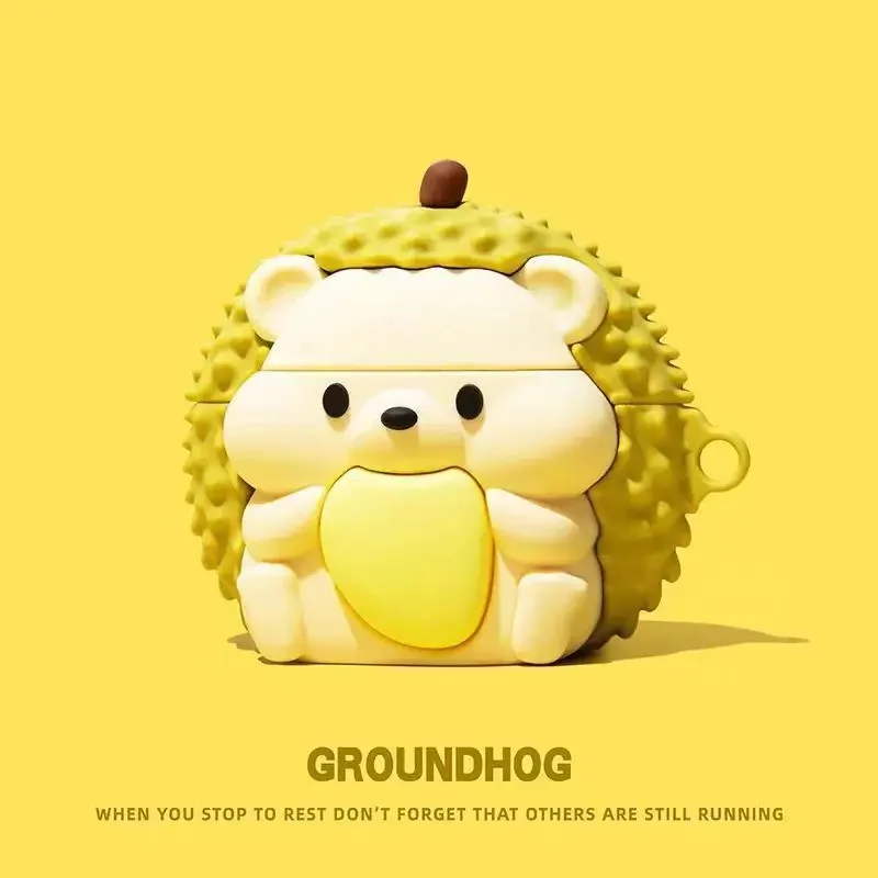 Etui Jeżyk Bubble-Gum dla AirPods  🦔