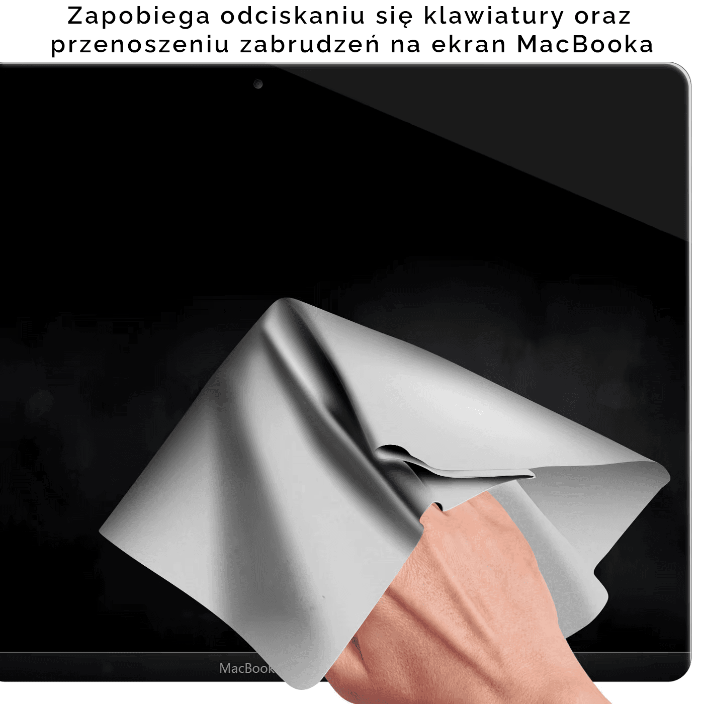 Uniwersalna ściereczka ochronna z mikrofibry na klawiaturę i ekran do MacBook Air/Pro