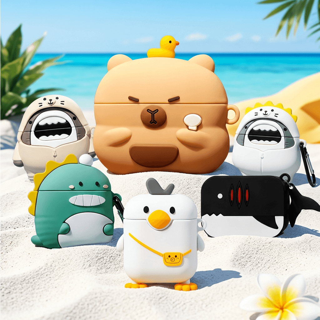 Kreatywne Etui 3D do AirPods – Kolekcja Zabawnych Wzorów